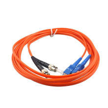 Cable de remiendo óptico de la fibra del amperio del dúplex 2m m sfp, cable de remiendo óptico sc / upc a fc / upc